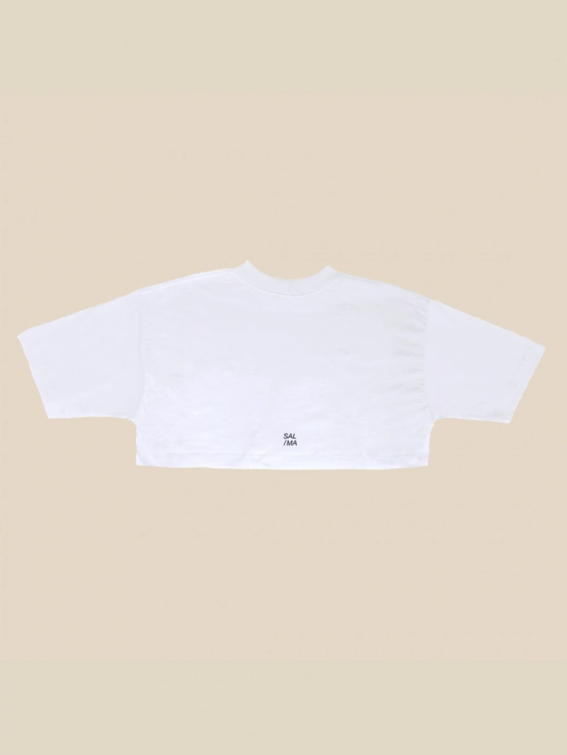 Salma - Cropped Estrela Branco - SALCROP2BRA