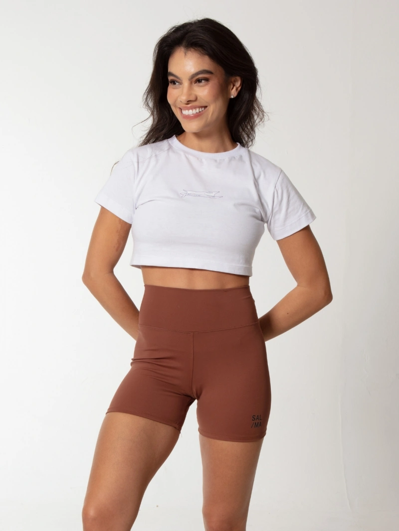 Salma - Short Welch Marrom - SALFIT4MAR