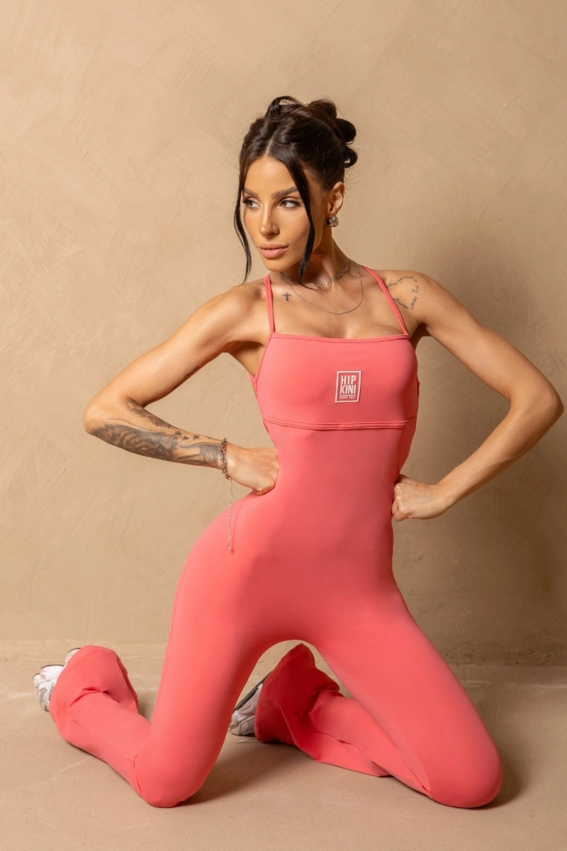 Hipkini - Macacão Fitness In Motion Rosa - 33331859