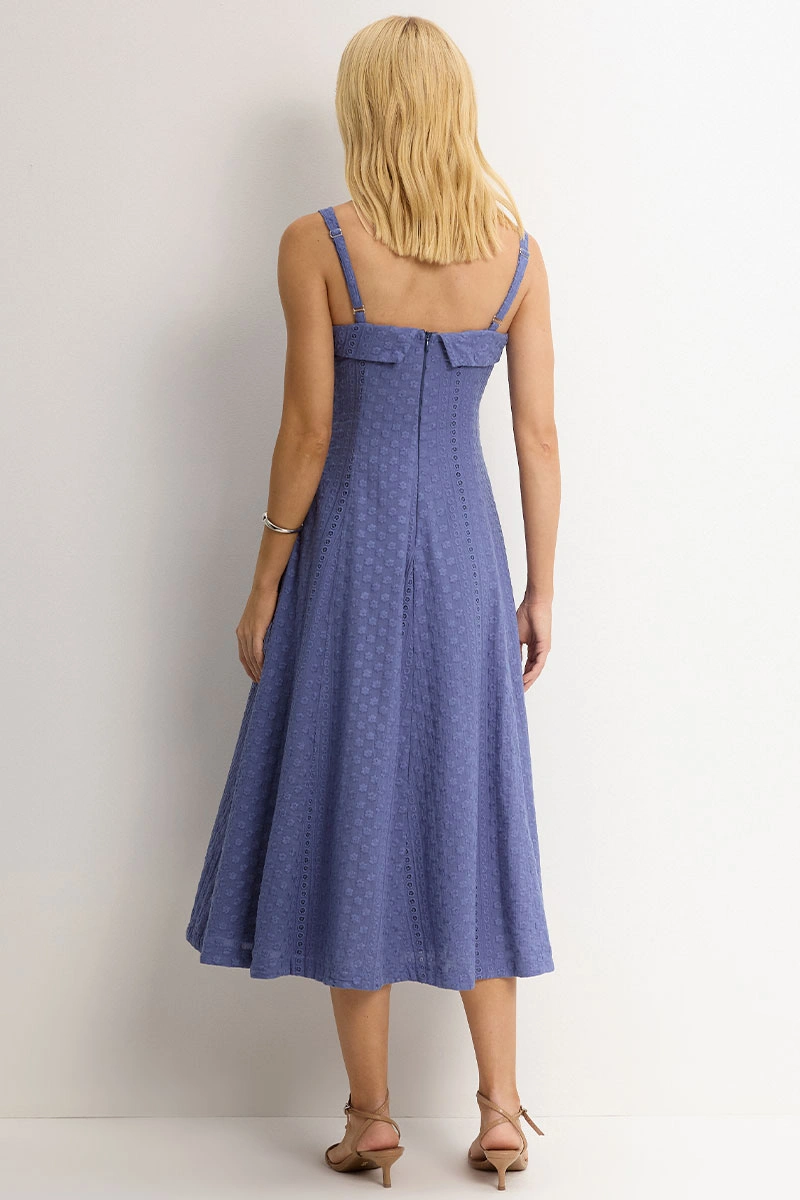 Miss Misses - Dark Blue Dress by Loren - 54754026