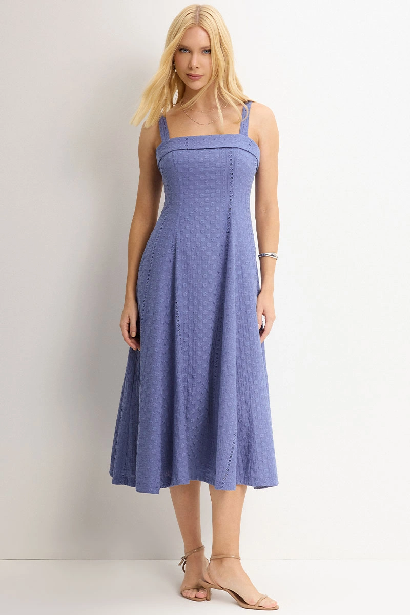 Miss Misses - Dark Blue Dress by Loren - 54754026