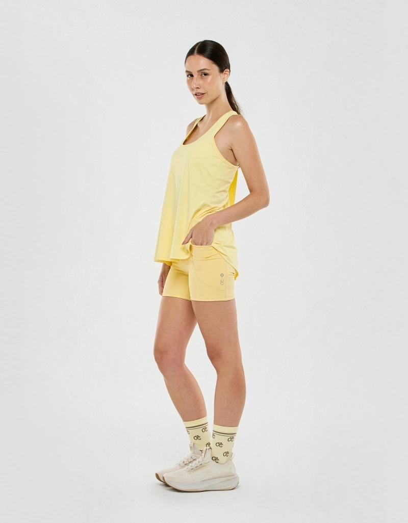 VELOCITY - Shorts Biker Essentials Velocity Amarelo Flan - SH831.SP.C0783