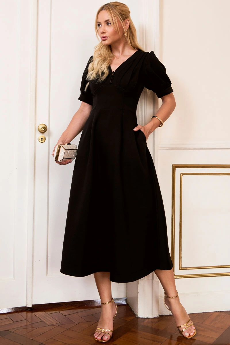 Miss Misses - Vestido Isaura Preto - 54745001