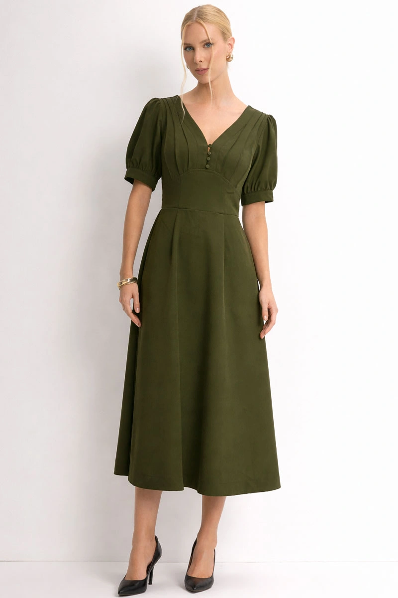 Miss Misses - Isaura Green Dress - 54745023