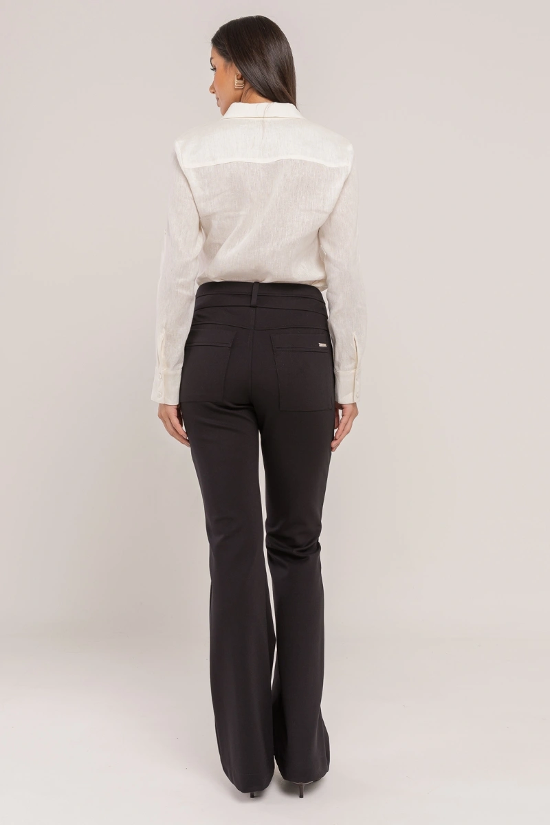 Hidrogênio - CALÇA RETA ANGELINA PRETO - 20669001