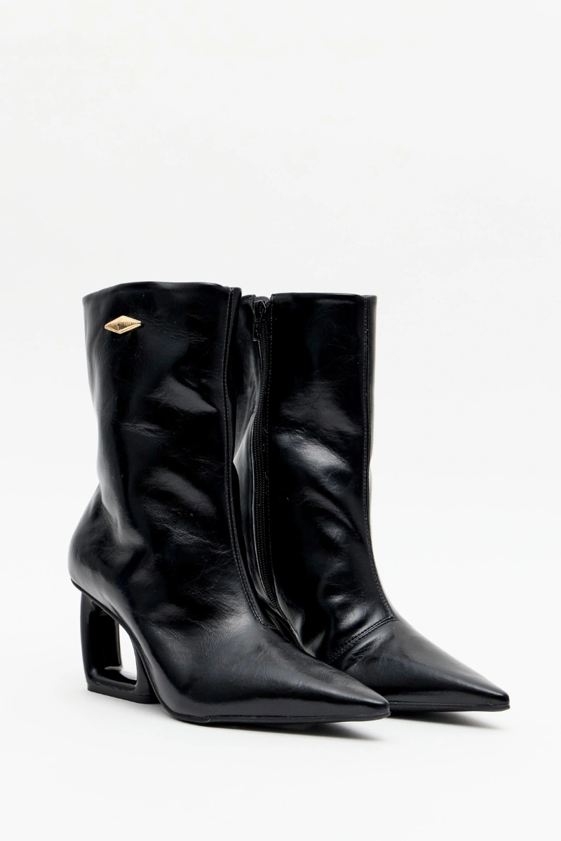 LANÇA PERFUME - Mid-calf boot with cutout heel by Lança Perfume - 1237PT
