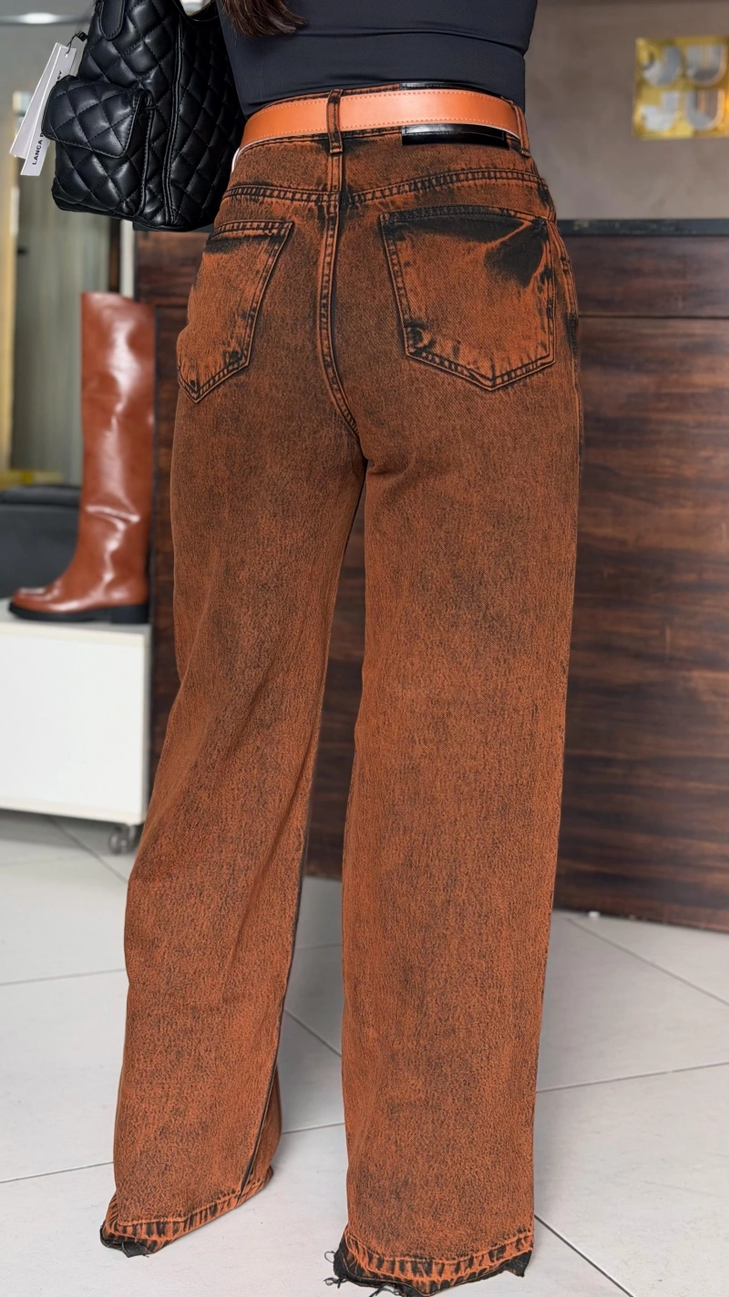 LANÇA PERFUME - Calça Wide Cintura Alta Lança Perfume - 8715