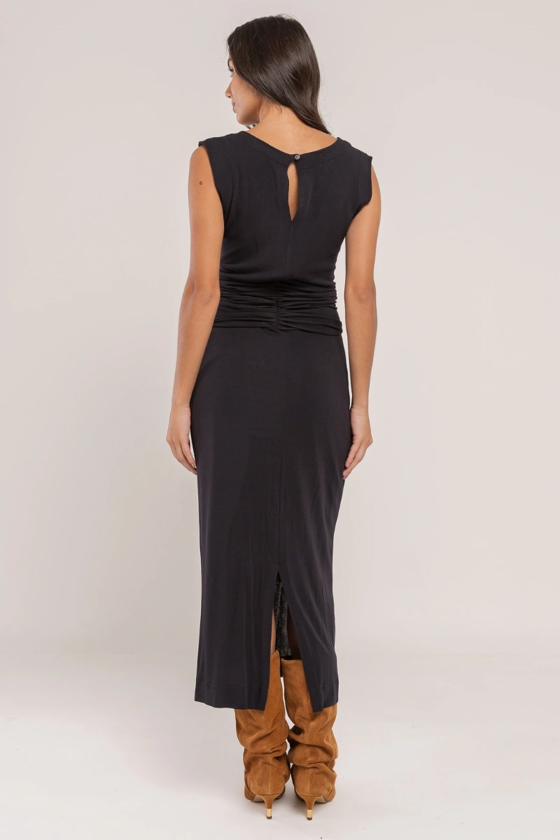 Hidrogênio - VESTIDO COM FAIXA PRETO - 20638001