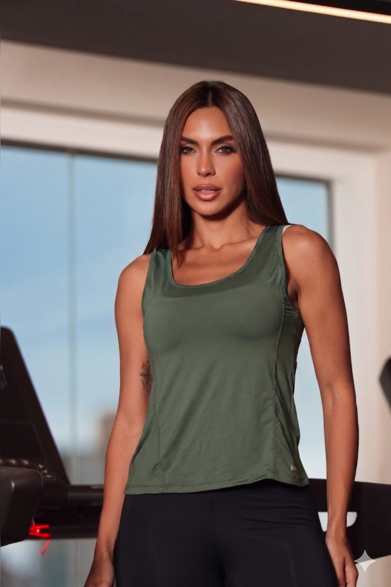Garotafit - Nina Green Tank Shirt - BL506HE