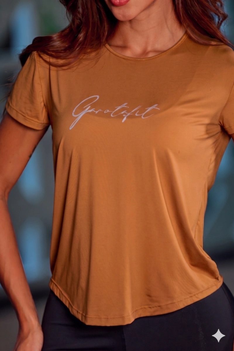Garotafit - Tshirt Khaila Avelã - BL507NA