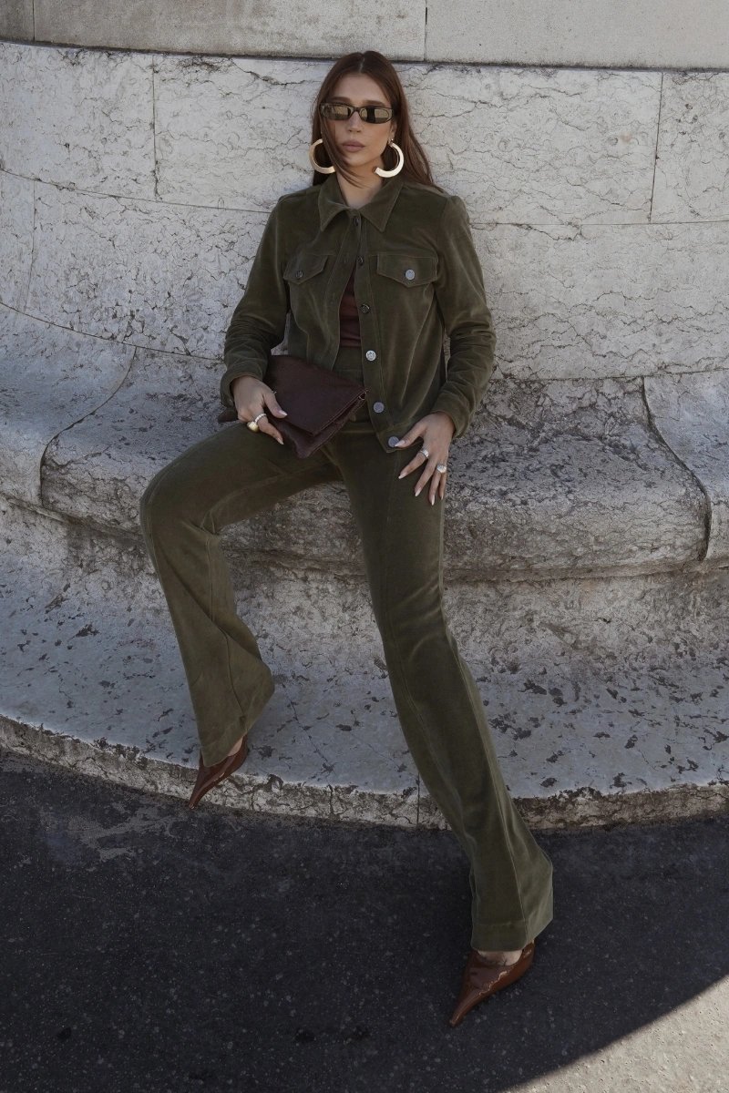 Hidrogênio - Military jacket with pockets and buttons. - 19446005