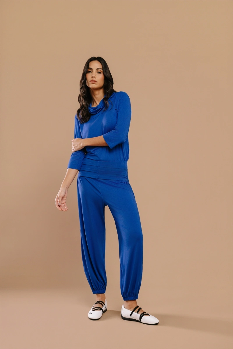 Hidrogênio - INDIGO BLOUSE WITH FRONT CUTOUT - 20701599