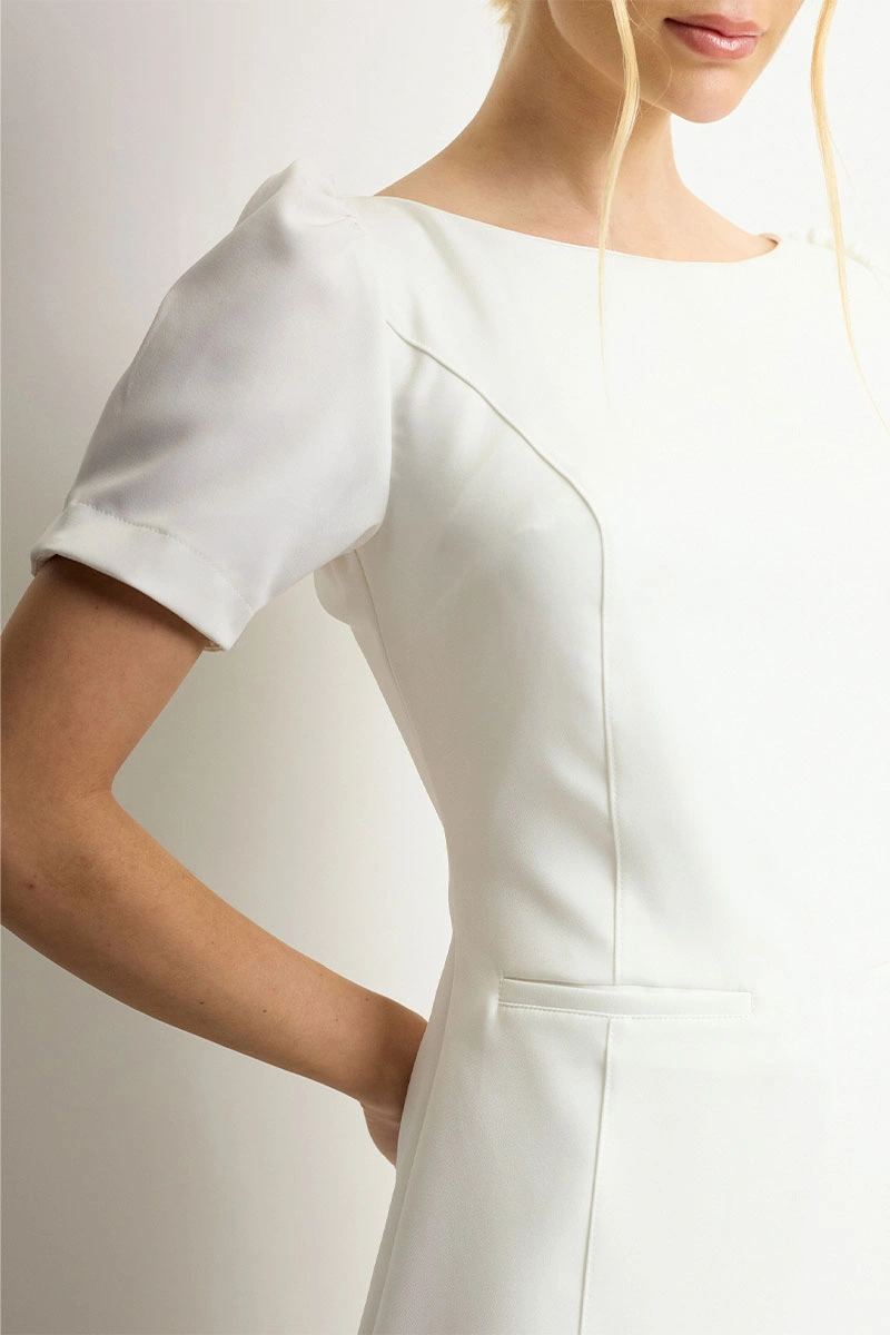 Miss Misses - Vestido Curto Alda Off White - 54751030