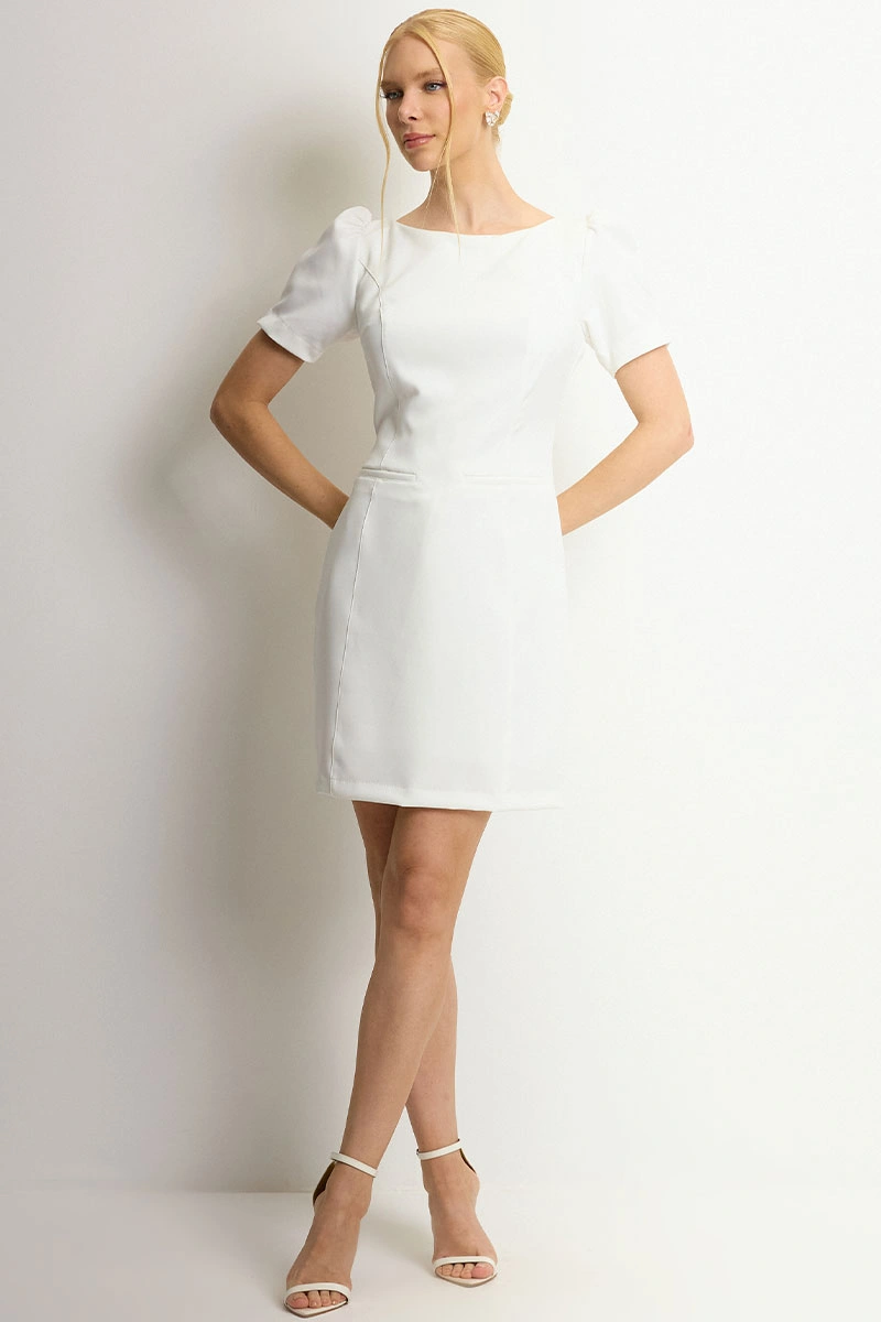 Miss Misses - Vestido Curto Alda Off White - 54751030