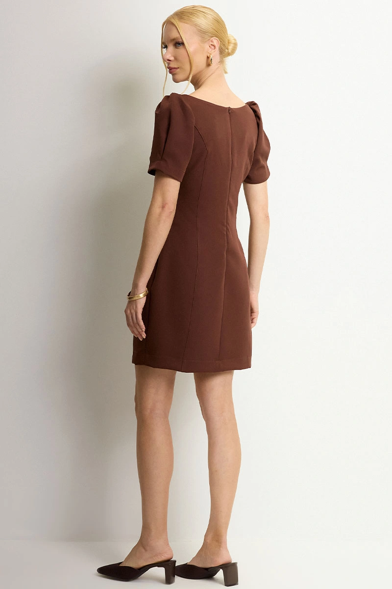 Miss Misses - Vestido Alda Marrom - 54751214