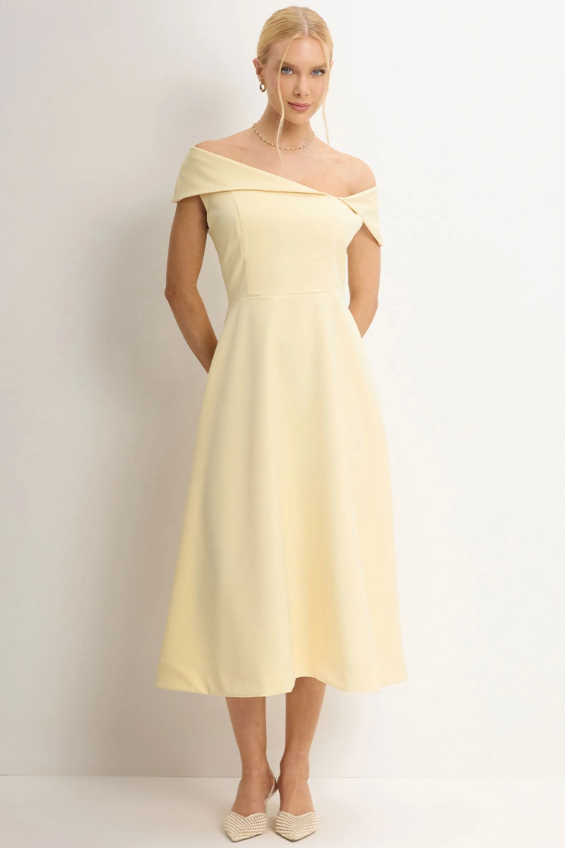 Miss Misses - Vestido Antonia Amarelo - 54748003