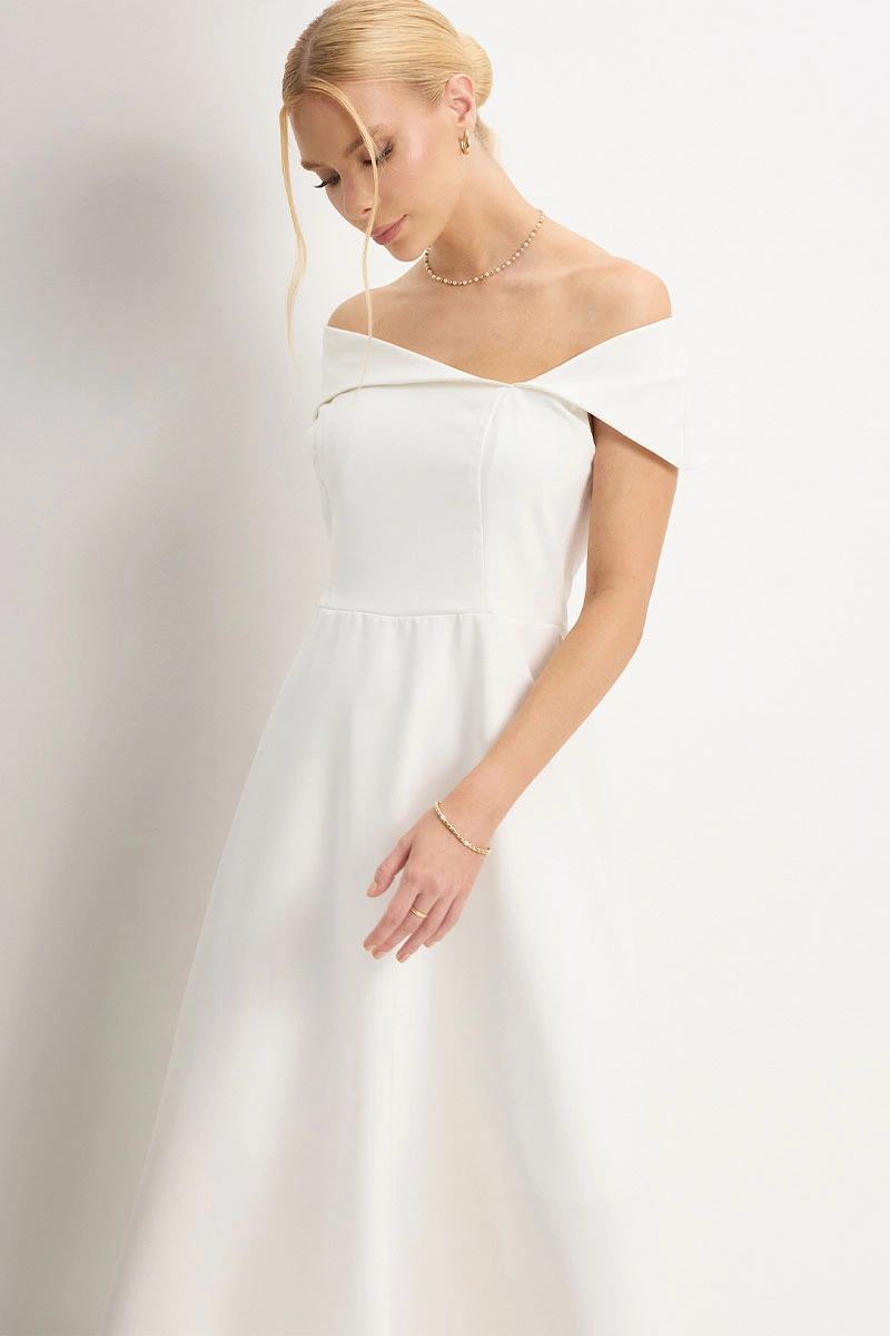 Miss Misses - Vestido Antonia Off White - 54748030