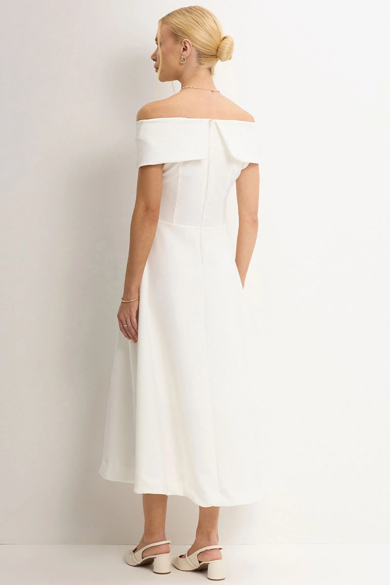 Miss Misses - Vestido Antonia Off White - 54748030