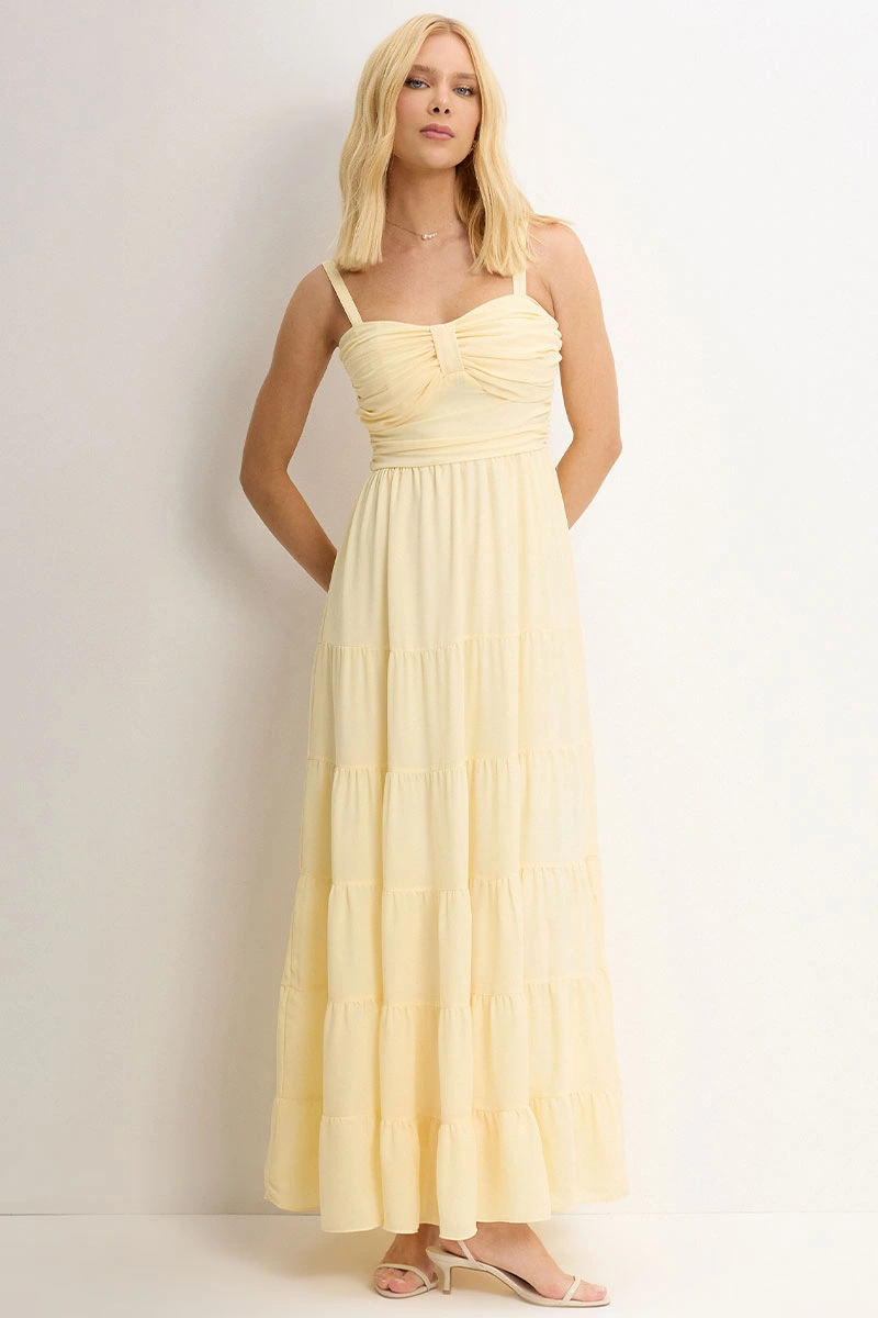 Miss Misses - Vestido Maisa II Amarelo - 54733003