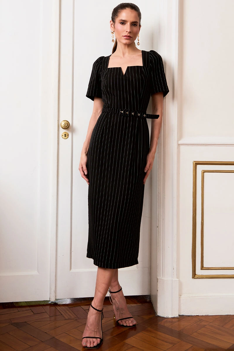 Miss Misses - Vestido Georgia Preto - 54749001