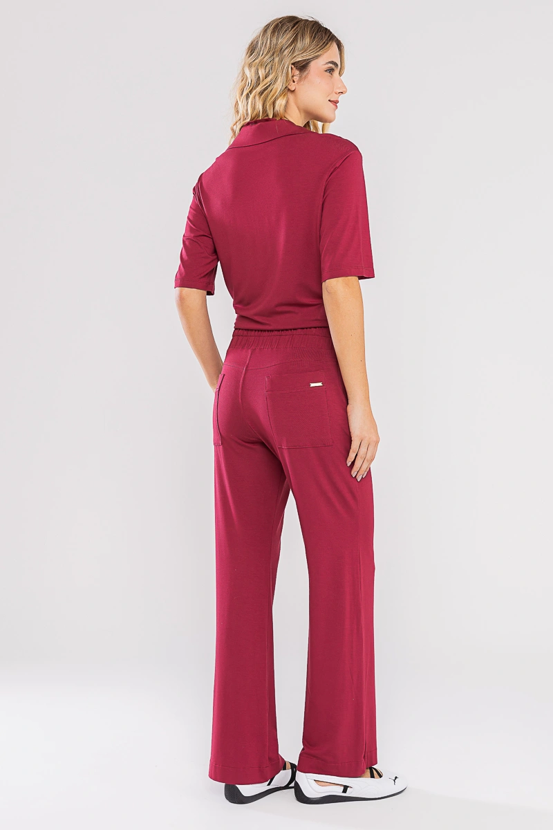 Hidrogênio - BLUSA DECOTE U COM GOLA BORDO - 20722097