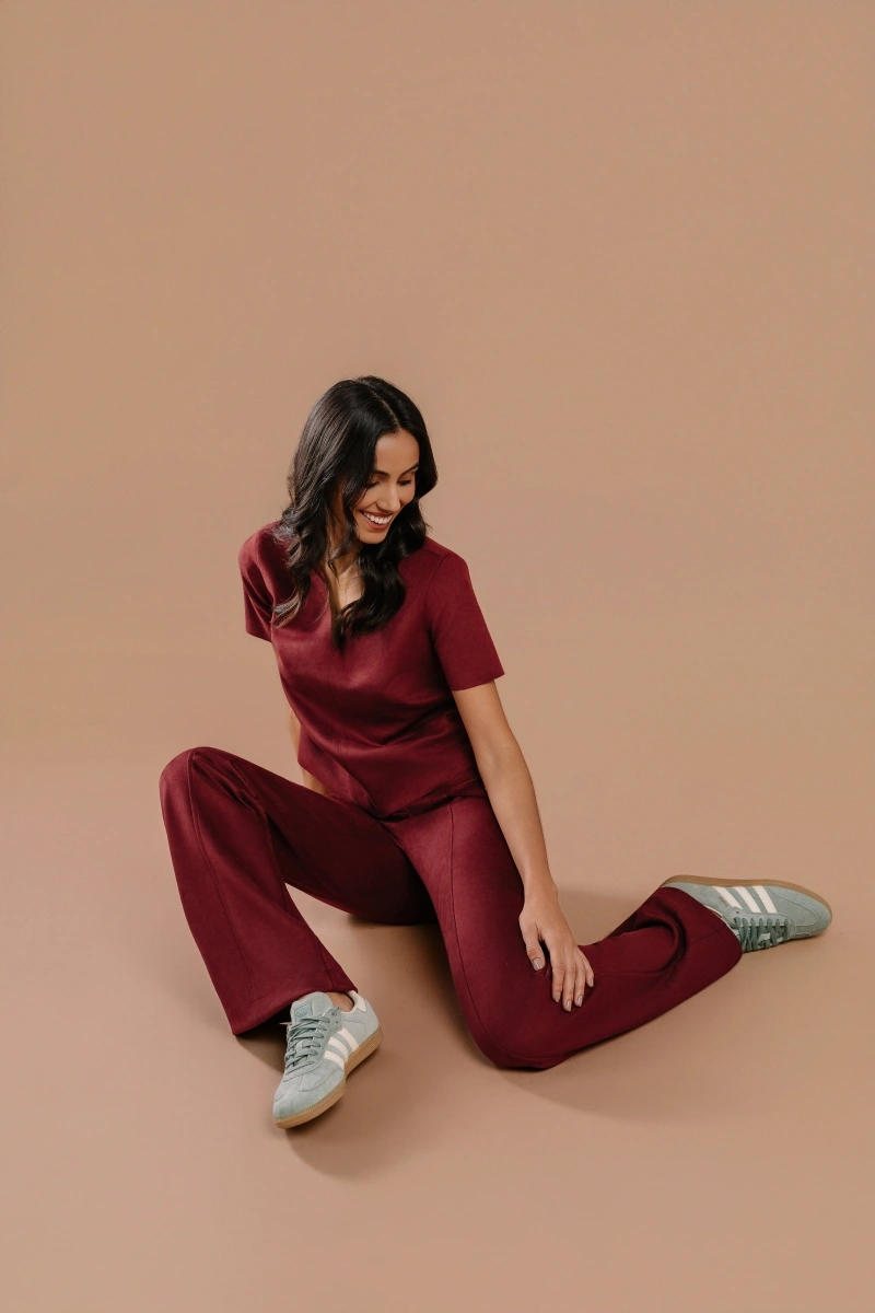 Hidrogênio - BLUSA DECOTE V COM COSTURA ABERTA BORDO - 20740097