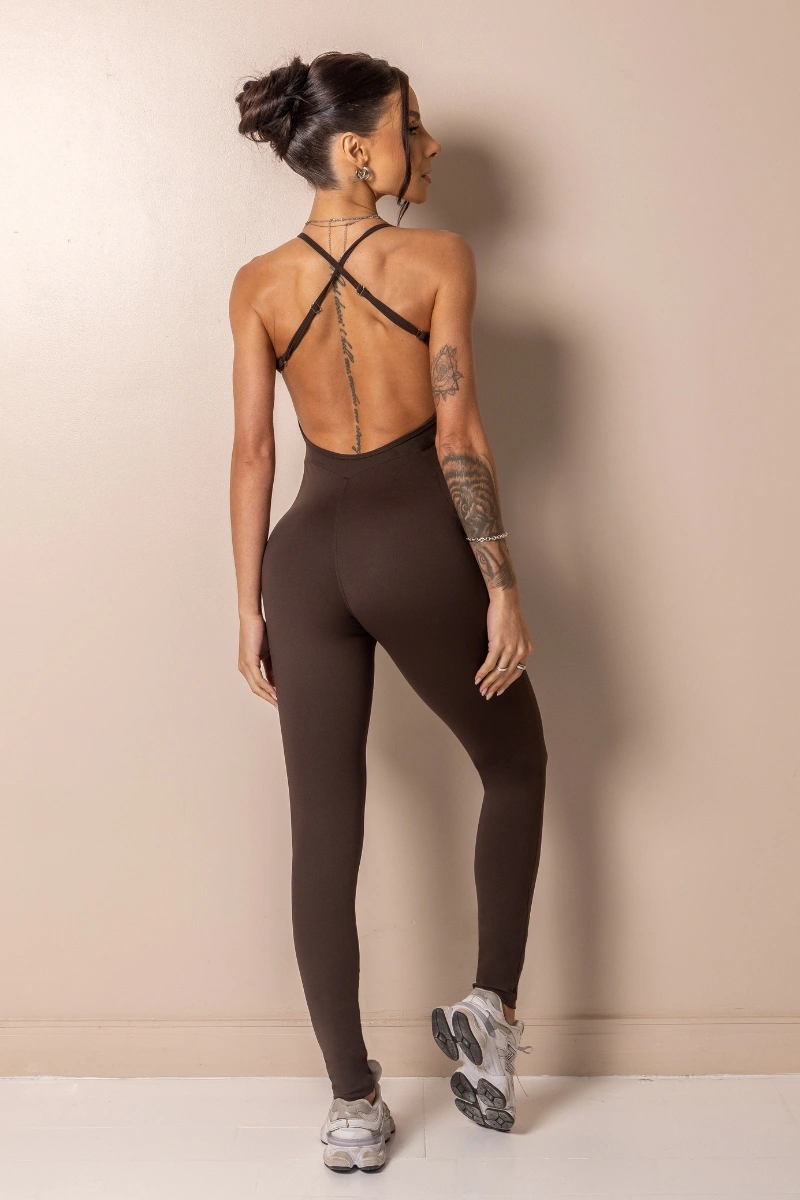 Hipkini - Jumpsuit Fitness Posh Coffee - 33331743