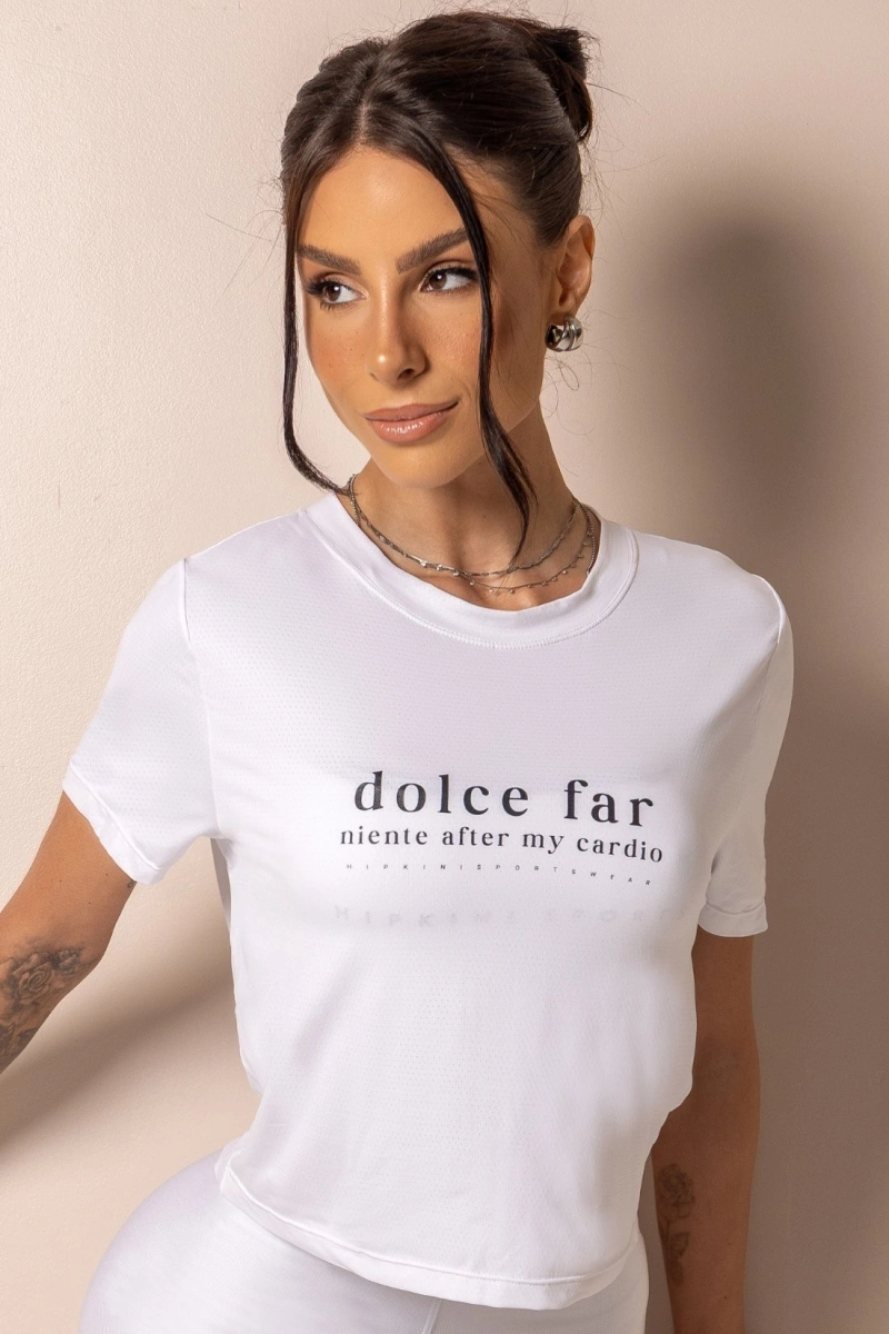 Hipkini - Blusa Fitness Posh DRY-FIT Branca - 33331734