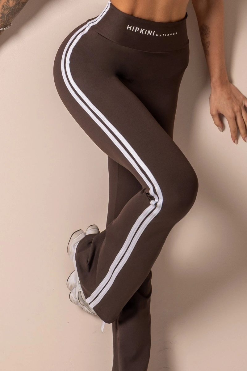 Hipkini - Fitness Posh Coffee Flare Legging - 33331740