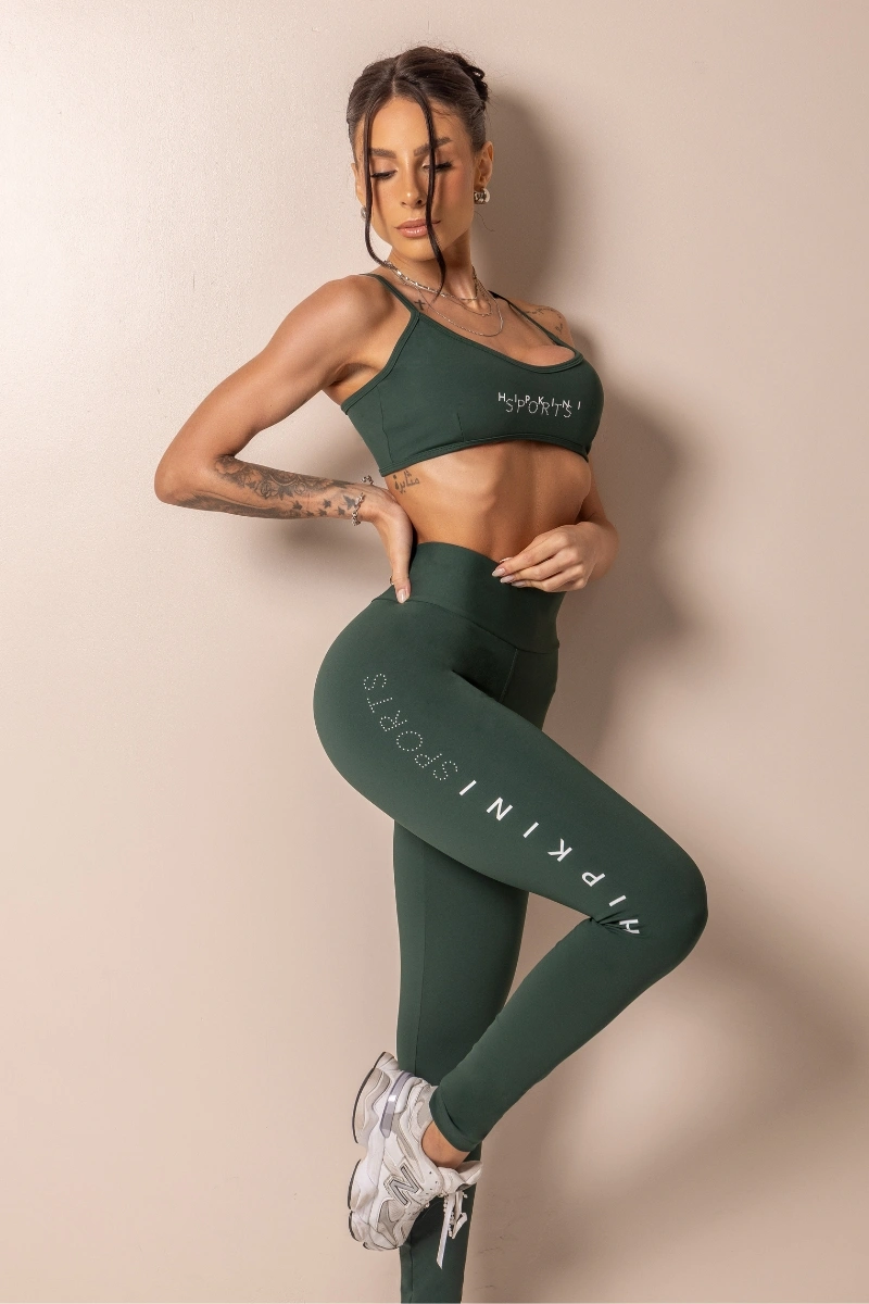 Hipkini - Top Fitness Posh Green with silk - 33331766