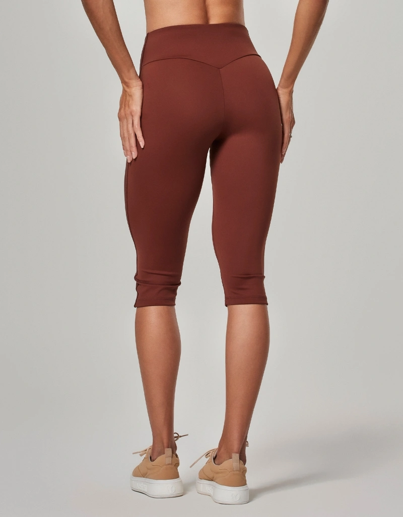 Vestem - Super Sculpt Harmony Capri Leggings, Sepia Brown - COR19.O26.C0697