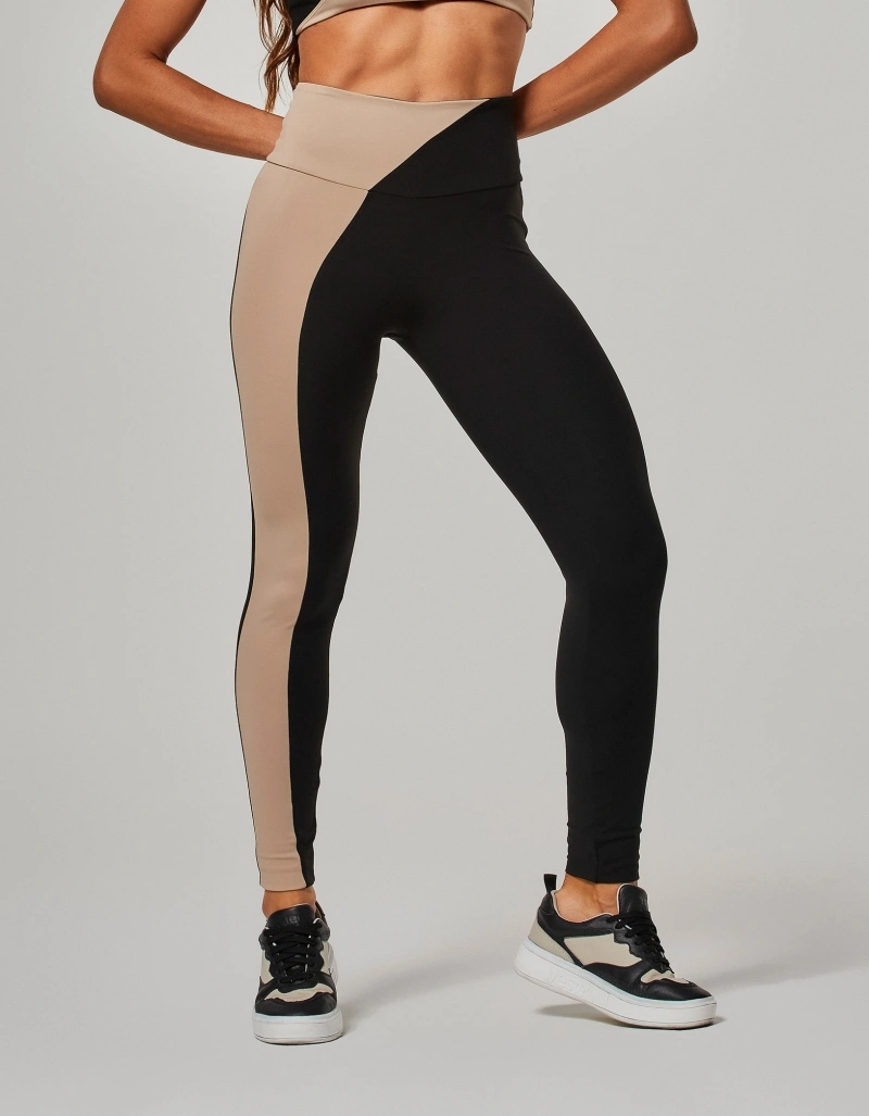 Vestem - Legging Shape Up Bicolor Isis Preto - FS1589.O26.C0002