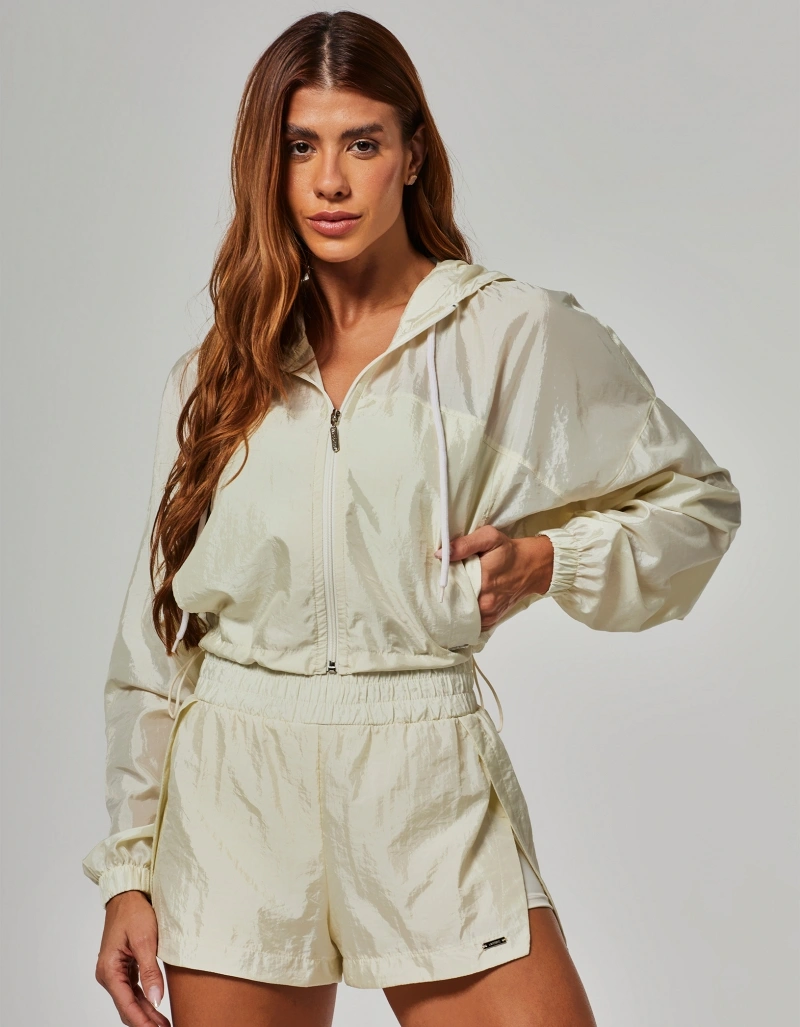 Vestem - Harmony Batwing Sleeve Jacket, Clear Straw - JAC276.O26.C0709