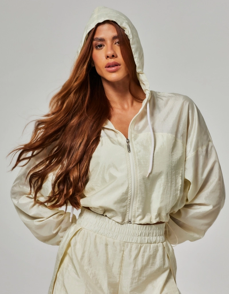 Vestem - Harmony Batwing Sleeve Jacket, Clear Straw - JAC276.O26.C0709