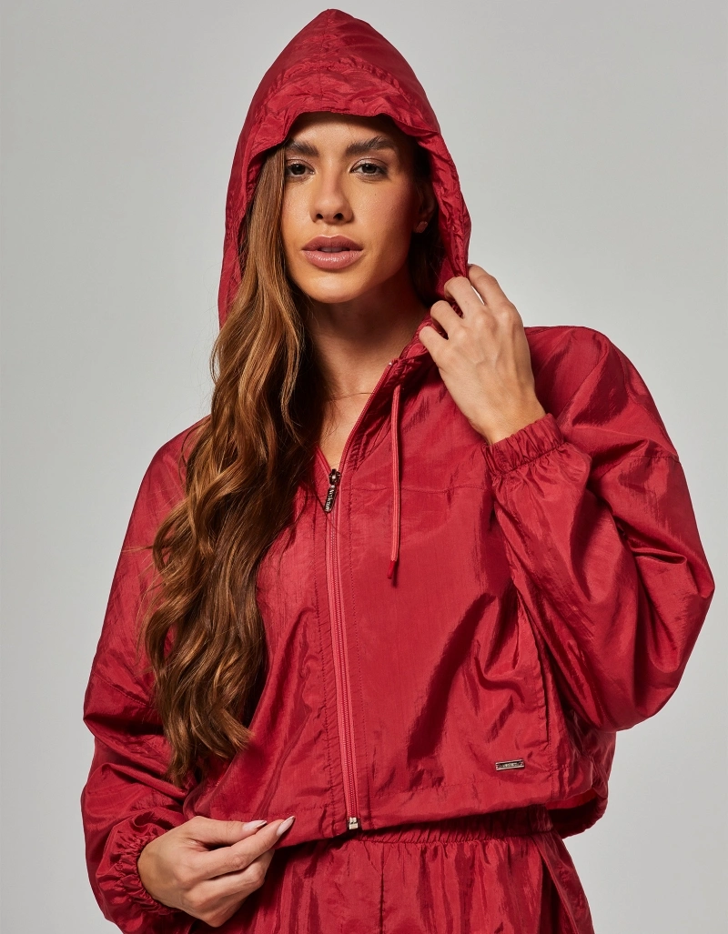 Vestem - Batwing Sleeve Jacket Harmony Burnt Red - JAC276.O26.C0710