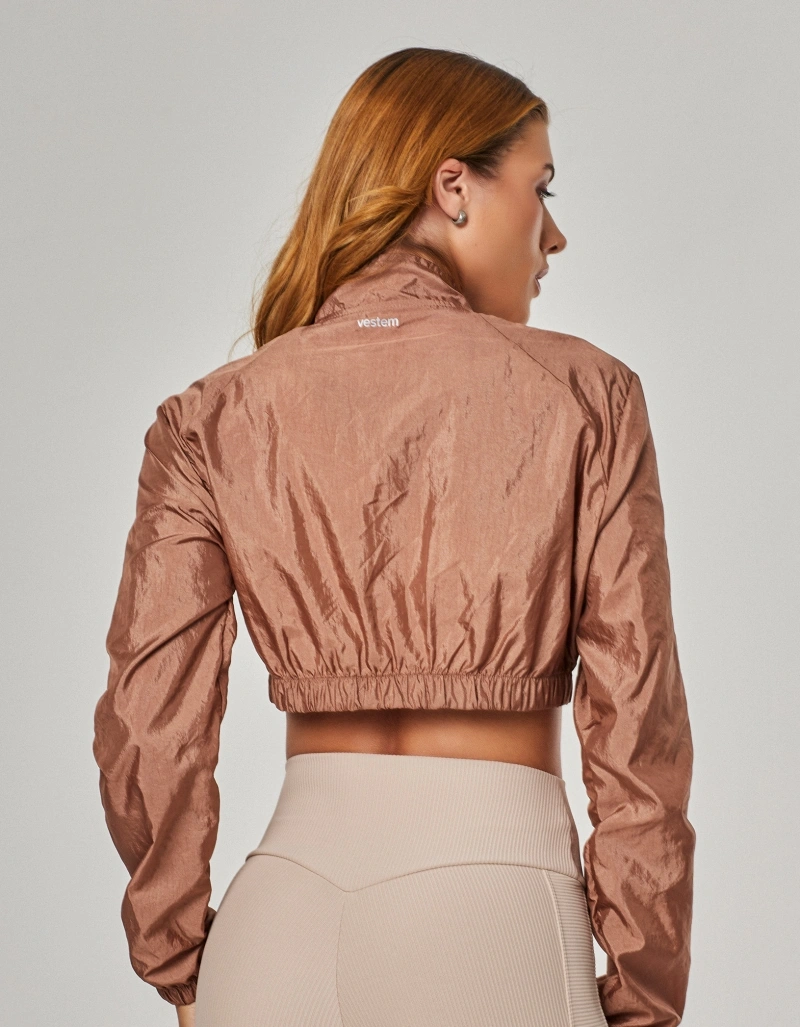 Vestem - Jaqueta Cropped Wish Marrom Avelã - JAC278.O26.C0705