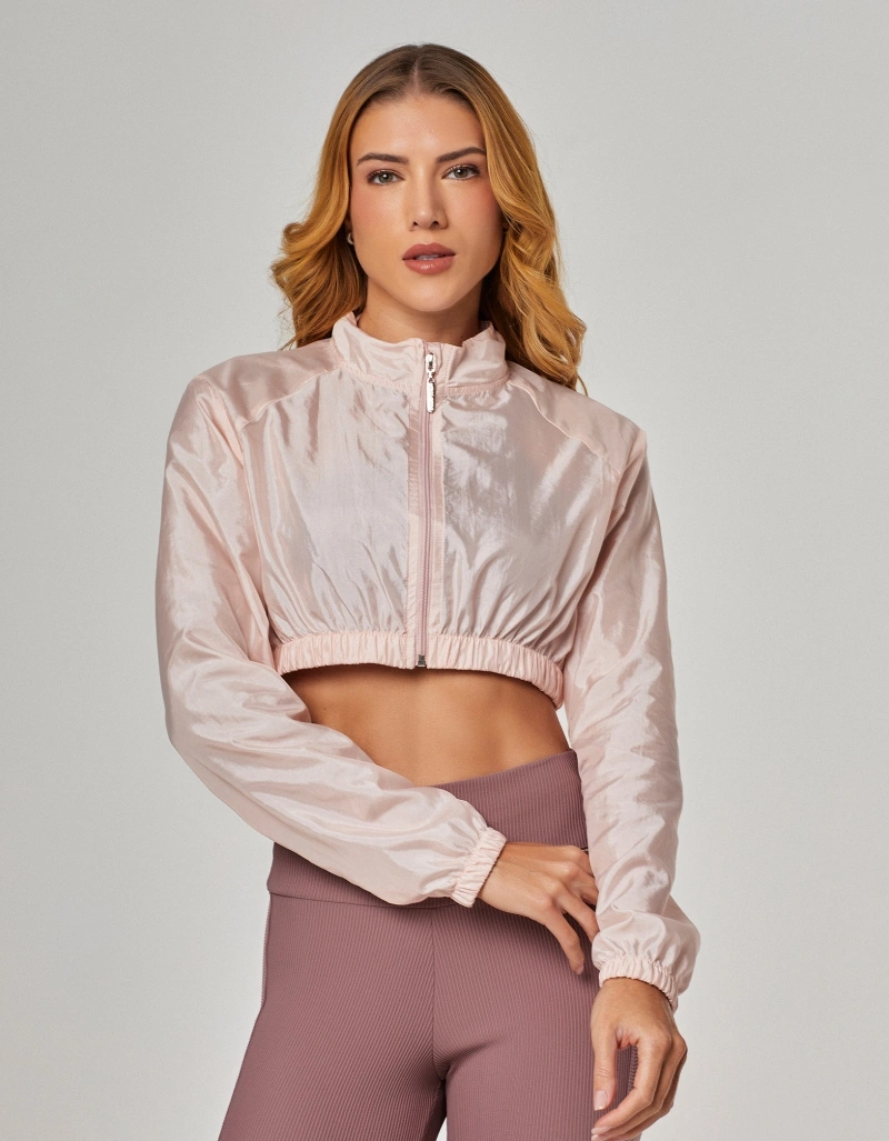 Vestem - Baby Pink Wish Cropped Jacket - JAC278.O26.C0666