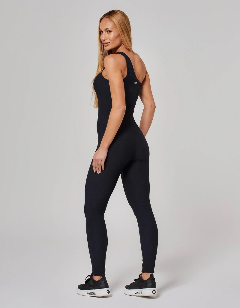 Vestem - Wish Black Asymmetrical Jumpsuit - MAC296.O26.C0002