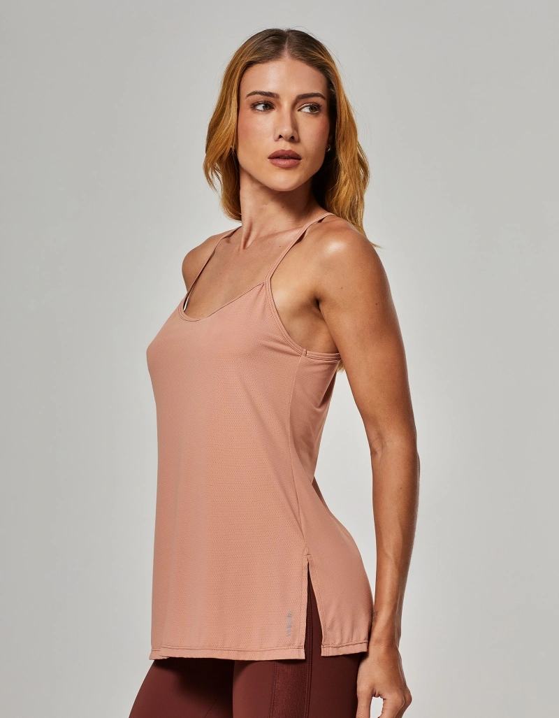 Vestem - Tank Shirt Open Back Harmony Nude Vintage - REG860.O26.C0712