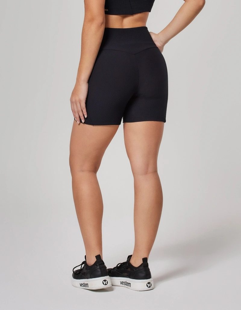Vestem - Black Shape Up Wish Shorts - SH759.O26.C0002