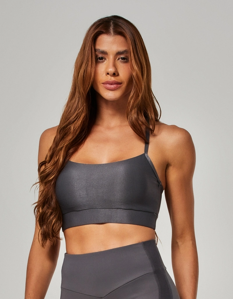 Vestem - Top Média Sustentação Cosmic Cinza Carbono - TOP1126.O26.C0549