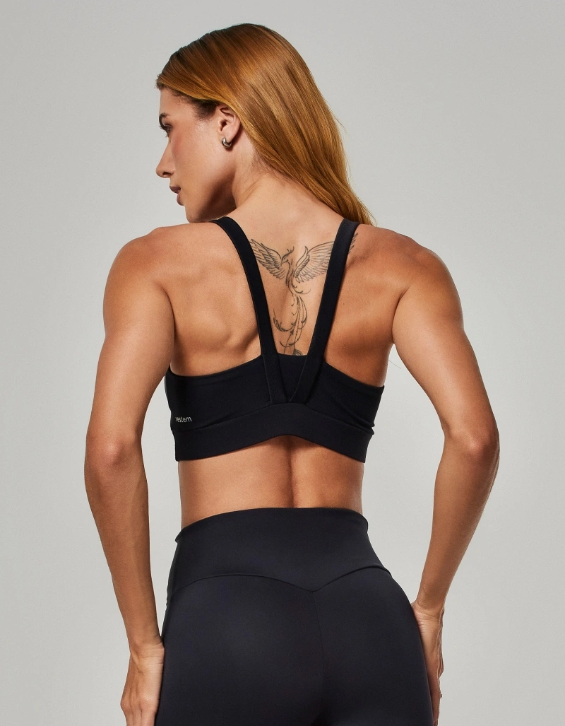 Vestem - Top Média Sustentação Harmony Preto - TOP1256.O26.C0002