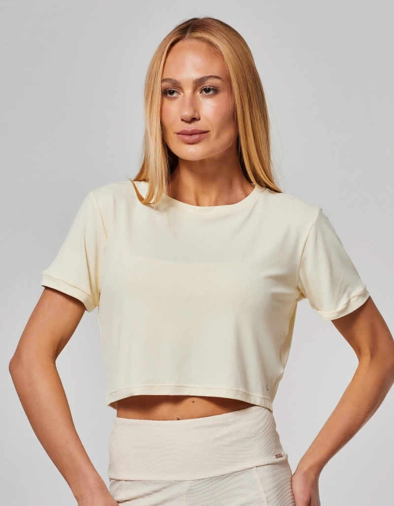 Vestem - Blusa Manga Curta Cropped Oops Off White - BMC477.O26.C0294