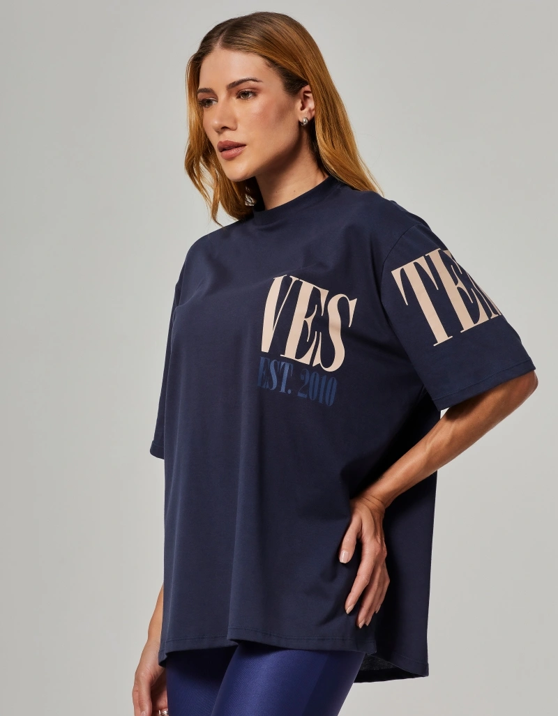 Vestem - Oversized T-Shirt Wear 2010 Deep Blue - BMC856.O26.C0695