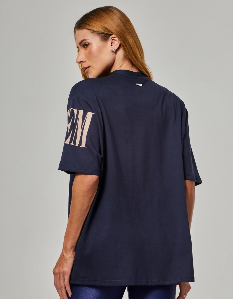 Vestem - Camiseta Oversized Vestem 2010 Azul Profundo - BMC856.O26.C0695