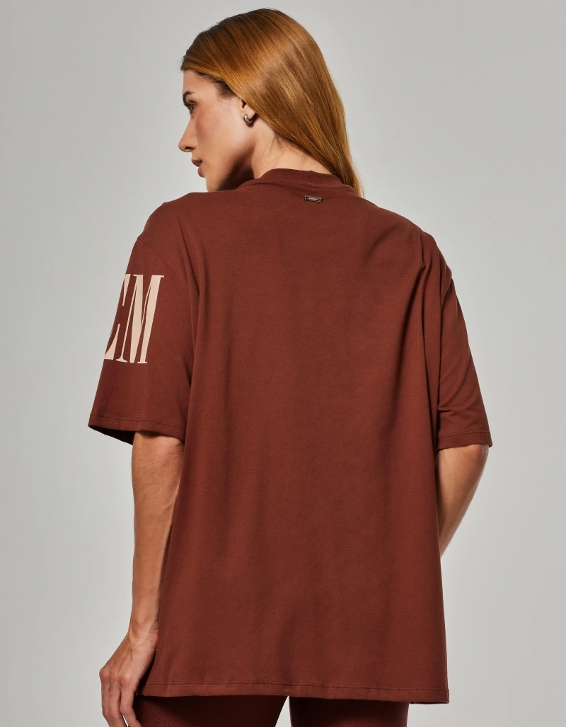 Vestem - Camiseta Oversized Vestem 2010 Marrom Sépia - BMC856.O26.C0697