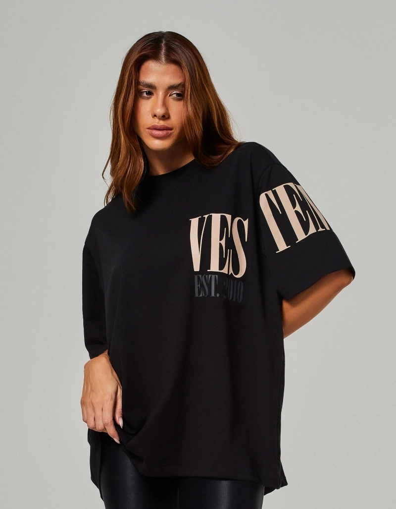Vestem - Camiseta Oversized Vestem 2010 Preto - BMC856.O26.C0002