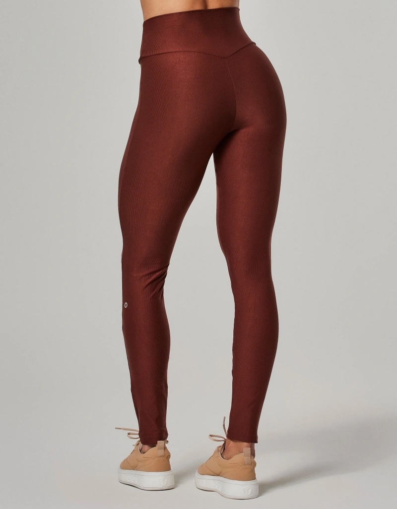 Vestem - Legging Shape Up Transpassada Tulip Marrom Sépia - FS1466.O26.C0697