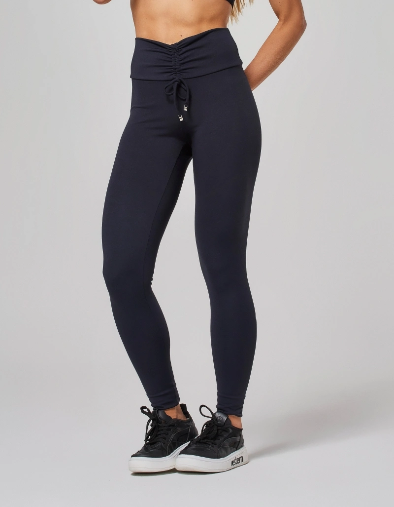 Vestem - Legging Shape Up com Franzido Daphne Preto - FS1573.O26.C0002