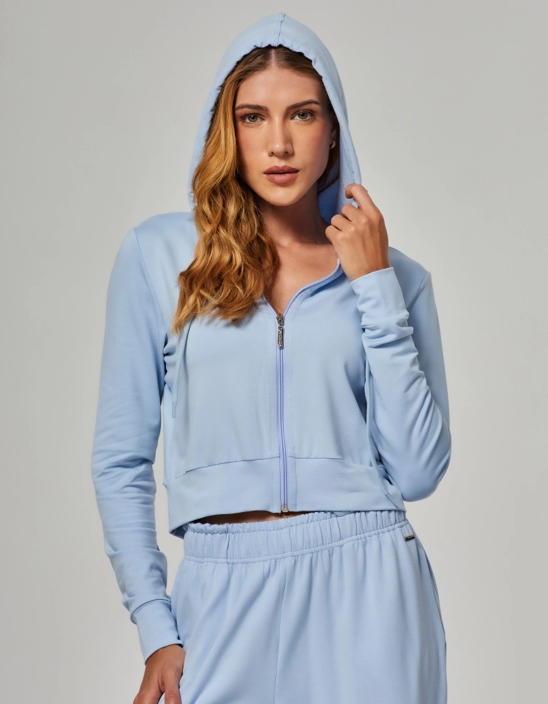 Vestem - Jaqueta Moletinho Desire Azul Céu - JAC277.O26.C0708